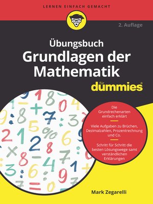 cover image of &Uuml;bungsbuch Grundlagen der Mathematik f&uuml;r Dummies